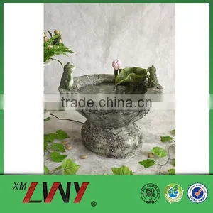 Professional Produce Natural Style Frog Water Fountain Garden thumbnail-1