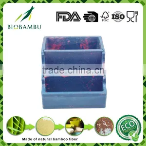 Professional Traditionary Customized Bamboo Fiber Pen Container/storage Articlesarticles thumbnail-1
