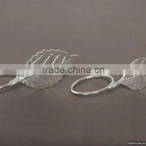 Leaf Shape Stylish Napkin Ring for Wedding thumbnail-1