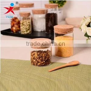 Clear Storage for Whole Grains/Transparent Glass Container With Tie Plug thumbnail-1