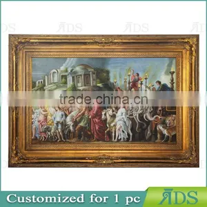 Baroque Wooden Photo Frame for Canvas Oil Paintings thumbnail-2