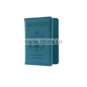 Hot Sale Leather Cover For Passport Business Card Holder thumbnail-3