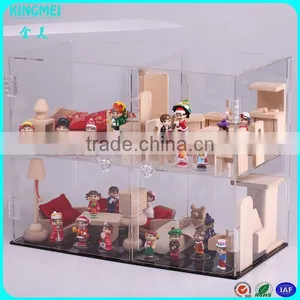 2015 Clear Acrylic Toy Display Case, Toy Display Case, Toy Glass Display Case thumbnail-1