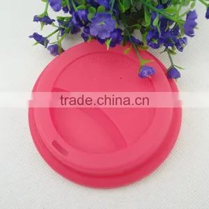 Food Grade Coffee Cup Silicone Rubber Anti-dust Airtight Seal Silicone Drink Cup Lids thumbnail-1