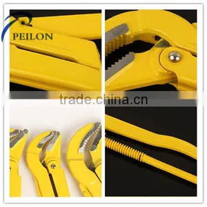 Carbon Steel Pipe Clamp Pliers Pipe Wrench Heavy Duty Pump Double Handle Pipe Clamp thumbnail-1