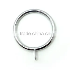 DYI Metal Curtain Rod Ring Fixed Eyelet Chrome Plated ID43mm/OD52mm thumbnail-1