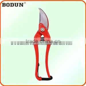 B4038 Popular Red Steel Handle Pruner Cut-and-hold Pruning Shear Pruning Tool thumbnail-1