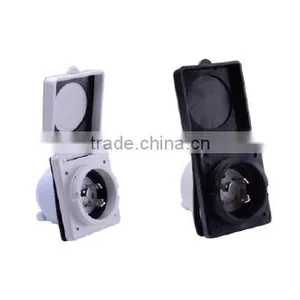 30AINWH 30A RV Inlet White/black thumbnail-1