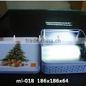 Tin Music Box, Squre Music Tin thumbnail-1