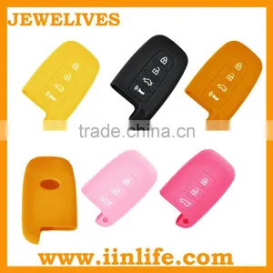 3/4 Buttons Silicone Car Key Cover for Hyundai thumbnail-1
