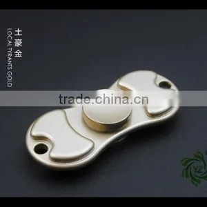 Wholesale EDC Finger Toy Anti Stress Tri Hand Fidget Popular EDC Brass Spinner Toys thumbnail-3