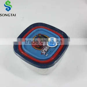 Plastic Mini 3pcs Food Container Set thumbnail-1