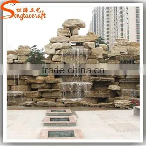 Can be Customized Fountain Garden Decorative Landscape Stone Waterfall Solar Fountain thumbnail-5