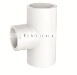 HIGH QUANLITY REDUCING TEE OF PVC GB STANDARD PIPES & FITTINGS FOR WATER SUPPLY thumbnail-1