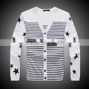 100% Fine Cotton Men's Knitwear Cardigan thumbnail-1