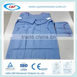 Nonwoven Working Suit Disposable Chemical Resistant Lab Coats With Knitted Cuff
onwoven Surgical Gown/Non Woven Surgical Gown thumbnail-1