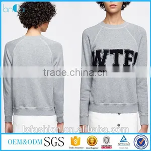 Tops for Women Round Collar Long Sleeves Word Embroidered Patchwork Blouse for Autumn/spring thumbnail-1