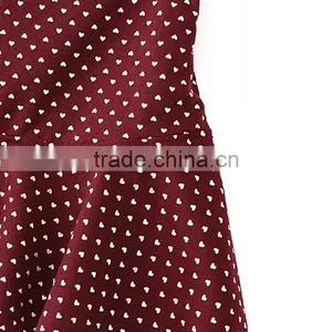 Ladies' Fashion Polyester Print Ruffle Bottom High Quality Direct Manufacturer Hawaii Party Skirt thumbnail-2