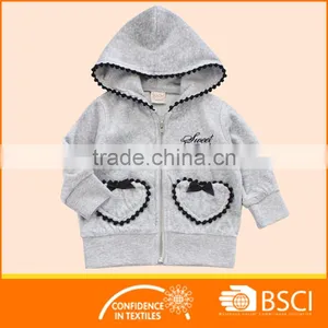 Velour Custom Made Girls Kids Winter Jacket thumbnail-1