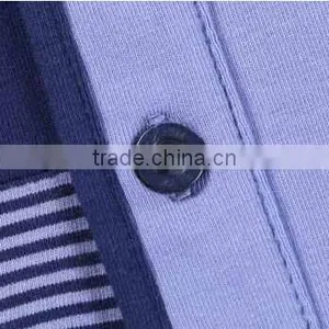 Yarn Dyed Colorblock High Quality Bulk Polo Shirts thumbnail-4