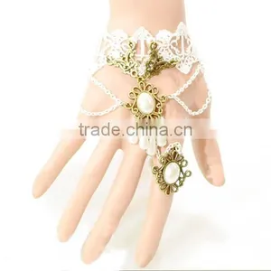 2015 Hot Selling Lace Bracelet&ring Sets Bride Wedding Jewelry Set Wholesale thumbnail-1