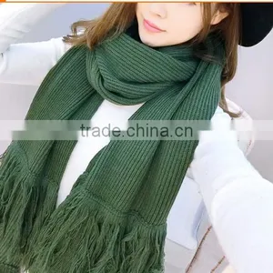 2015 2016 Modern Handmade Big Thick Acrylic Wool Trendy Knitting Scarf thumbnail-4