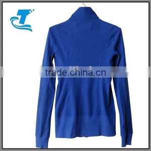 OEM Adult Stretchable Sportswear Women Breathable Yoga Jacket thumbnail-2