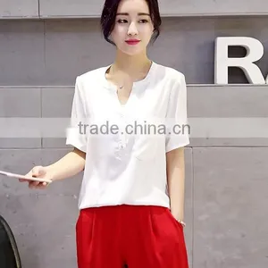2016 New Fanshion Custom Casual Women Modal Half T-shirt thumbnail-5