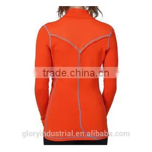 86% Nylon 14% Spandex Wholesale Women's Custom Polar Fleece Jacket thumbnail-3