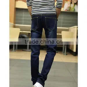 New Designer Men Long Straight Slim Denim Pants For Sale thumbnail-4