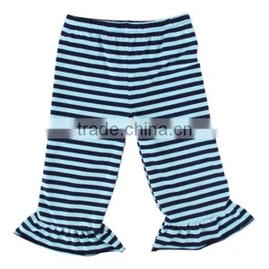 New Design Baby Cotton Stripe Petti Pants Wholesale Children's Boutique Capris thumbnail-4