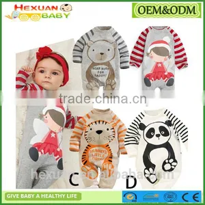 Baby Clothes Baby Romper 100% Cotton Long Sleeve Baby Bodysuit thumbnail-1