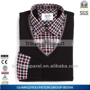 Latest Slim Fit Long Sleeve Plaid Shirts For Men Pictures Of Available Colors thumbnail-3