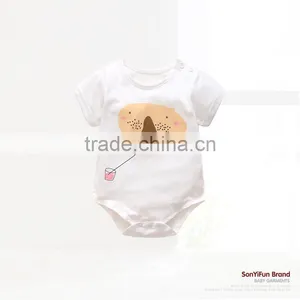 Wholesale Summer Girls Baby Rompers Cotton Clothing thumbnail-4