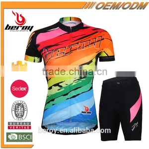 BEROY Bicycle Cycling Fitness Apparel,bicycling Racing Clothing With Moisture Wicking Pad thumbnail-1