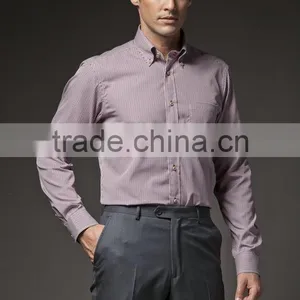 Men's New Fashion Formal Stripe Dress Shirts thumbnail-2