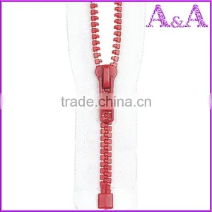 Hot-selling High Quality Colourful Plastic Zipper O/E A/L With With Different Color,size,plastic Bag Zipper Clothes or Zip thumbnail-1