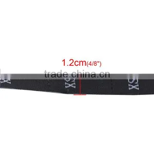 Polyester Labels Tags Craft Black Size XS Custom Embroidered Patches For Clothing thumbnail-2