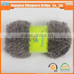 Shopping Knitting Yarns China Supplier Cheapest Price Wholesale 100% Nylon Feather Yarn Eyelash Yarn for Hand Knitting Scarf thumbnail-4