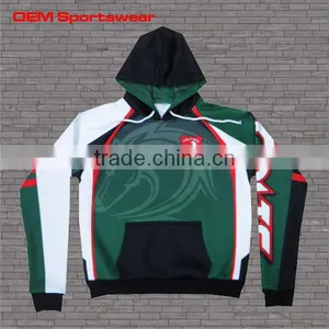 New Design All Over Crewneck Sweatshirt With Hood Customized thumbnail-3