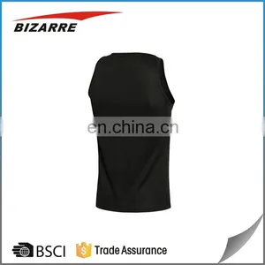Cool 100% Polyester Breathable Running Singlet Men thumbnail-6