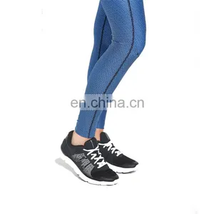Bold Bule Curve Hugging Fit Legging Pants Women thumbnail-3