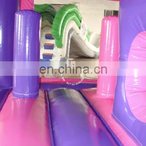 Princess Bouncing Castle With Slide Inflatable Combo Games thumbnail-6