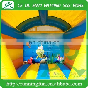 Indoor Mini Inflatable Seaworld Bouncy House With Roof thumbnail-3