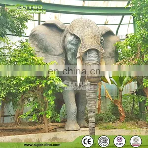 Lazy River Landscape Vivid Large Animatronic Animals Elephant For Sale thumbnail-1