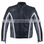 Mens Leather Biker Jacket HMB-0404D thumbnail-1