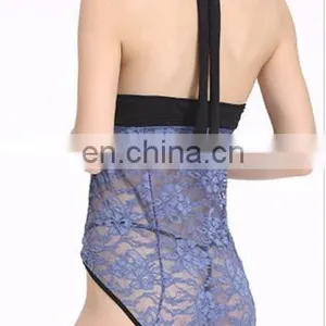 Women Deep v Lace See Through Sexy Underwear Sexy Sleepwear Sexy Lingerie Sexy Teddy thumbnail-3