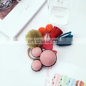 Mickey Ball Keychain Tassel Cute Creative New Bag Ornaments thumbnail-6