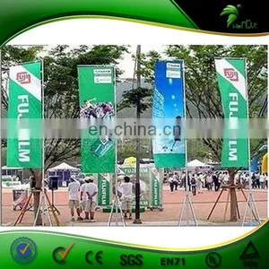 Hongyi Beautiful Outdoor Promotional Flags ,Printed Feather Beach Flag thumbnail-2