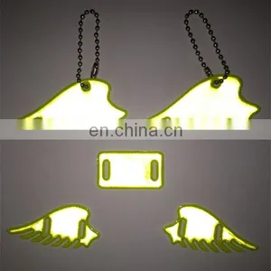 High Visibility Promotion Gifts Reflective Metal Keyc Hain thumbnail-2